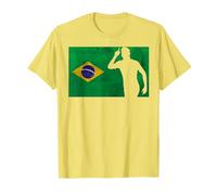 USA World Football 26 - Bandera de campeón de Equipo de Brasil Camiseta