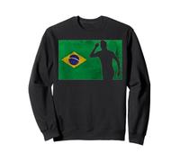 USA World Football 26 Brasil Team Champion Fun Flag Ganadores Sudadera