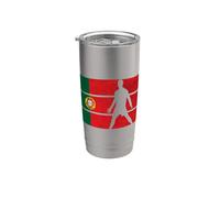 USA World Football 26 Portugal Team Champion Fun Flag Ganador Vaso térmico de acero inoxidable de doble pared