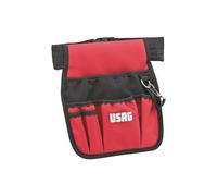 USAG 007 MLV - Portaherramientas cinturón (6 bolsillos, soporte cinta vacía)