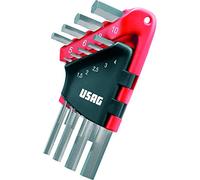 USAG 280 S9 - Juego de nueve llaves macho hexagonales acodadas