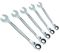 USAG U02856074 - 285 KA/SE5 - Juego de cinco llaves combinadas con carraca reversible y anillo de seguridad