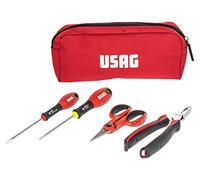 Usag u00070008 X Surtido Alicates Tijeras y destornilladores (4 unidades), multicolor, juego de 5 piezas