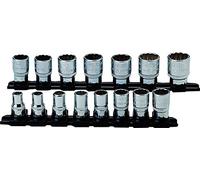 USAG U02359225 - 235 1/2 N/S15 - Juego de quince llaves de vaso de boca poligonal