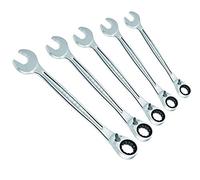 USAG U02856074 - 285 KA/SE5 - Juego de cinco llaves combinadas con carraca reversible y anillo de seguridad