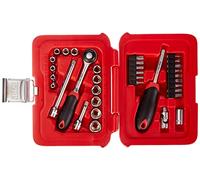 USAG U06010001 - 601 1/4"J34 - Surtido de llaves de vaso hexagonales y puntas en estuche modular (34 pzas.)