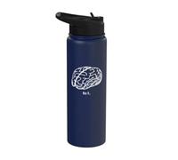 Úsalo divertido para usar tu cerebro. Stainless Steel Insulated Water Bottle