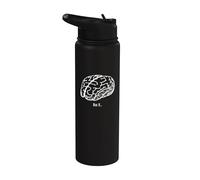 Úsalo divertido para usar tu cerebro. Stainless Steel Insulated Water Bottle