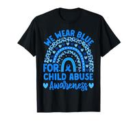 Usamos azul Concientización sobre el abuso infantil Prevención del abuso infantil Camiseta