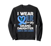 Usamos Azul para mi Nieta Apoyo para el cáncer colorrectal Sudadera