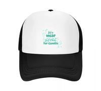 ¡Usamos Verde Azulado para Camille! Gorra de béisbol de cumpleaños Gorra de Hombre Visera térmica Sombreros de Sol para Mujeres Hombres