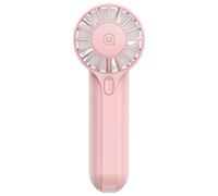 Usams Mini Ventilador de Bolsillo USB Recargable de 3 Velocidades, Rosa