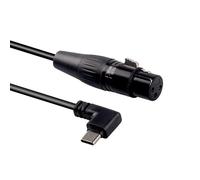 usangreen Adaptador de chip USB C a DMX512 RS485 tipo C en ángulo FT232RNL adaptador de chip convertidor de luz de escenario compatible con Freestyler/QLC+/Lightkey/SoundSwitch, etc. (16 pies/500 cm)