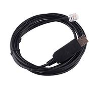 Usangreen Cable serie USB DB9 RS232 a RJ11 RJ12 para motor paso a paso DM432C DM442 DM556 Leadshine Servo de 6 pies (USB a RJ12 (con chip FTDI))