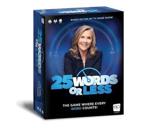 USAopoly 25 Words or Less | Fast-Paced Word Game | Friends & Family Board Game | Based on Popular TV Game Show with Meredith Vieira | The Game Where Every Word Counts