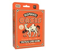 Usaopoly | Desperate Oasis | Juego De Mesa, Juego De Cartas Táctico Standalone, Estrategia para Dos Jugadores, Cartas De Animales, Tokens De Palma | 2 Jugadores | 15 Minutos