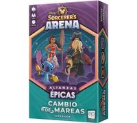 USAopoly | Disney Sorcerer’s Arena: Cambio de mareas | Expansión | Juego de Mesa de Estrategia para Adultos y Jóvenes | A Partir de 13 Años | De 2 a 4 Jugadores | 35 Minutos por Partida | Español
