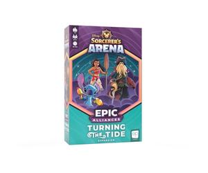 USAOPOLY Disney Sorcerer’s Arena: Epic Alliances Turning The Tide Expansion | Featuring Davy Jones; Moana; and Stitch | Officially-Licensed Disney Strategy & Family Board Game