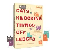 USAopoly Los Gatos golpean Cosas a Partir de Ledges | Juego de Fiesta equilibrado | a Partir de 10 años | 2 - 4 Jugadores | más de 15 Minutos de Tiempo de Juego