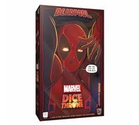 Marvel Dice Throne: Deadpool Edición "Deluxe", juego de batalla rodante de dados, juega como Deadpool con habilidades únicas, expansión independiente y compatible con todos los héroes del trono de