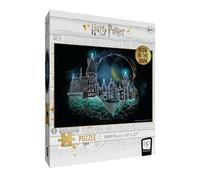 USAOPOLY- PUZ: Harry Potter Magic of Hogwarts Glow Jigsaw Puzzle, Multicolor (The Op Games PZ010-613-002400-06)