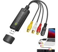 USB 2.0 Audio/VideoGrabber USB 2.0 Audio Video Grabber Converter Video Capture Adapter Analógico Digital Transductor USB Video Grabber Video Audio Transductor para Vhs/Vcr/TV a DVD para Windows