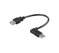 GOOBAY 95705 - Cable alargador USB 2.0 de alta velocidad 90° 0,30 m