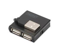 USB 2.0 HIGH-SPEED HUB 4-PORT 4X USB A/F 1X USB B MINI/M INCL. USB CABLE DA-70217