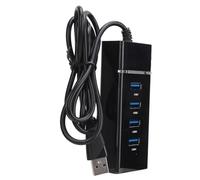 USB 2.0 Hub, Adaptador USB Multiport High Speau y Play Port Stable 4 para PC para