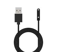 USB 2.0 macho a 5 pines 12 mm Space Strong Magnetic Suction Charge Cable Fast Charging Stand Cord Compatible para Smartwatch Charging Cable Power Adapter Fast Charge Short Múltiples Dispositivos