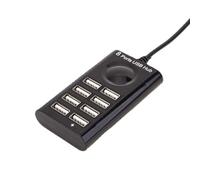 USB 2.0 Multi Hub 8 puertos intercambiables en caliente, velocidad de 480 Mbps, cable de 100 cm, fácil de transportar para el hogar y la oficina