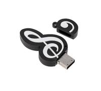USB 2.0 Stick Cute Cartoon Memory Stick Music Notes Symbol USB 2.0 Memory External USB Flash Drive M