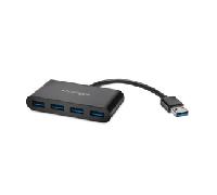 Kensington Hub con 4 puertos USB 3.0, Velocidad de transferencia hasta 5 Gb/s, Compatible con HP, Dell, Windows y Mac