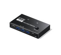 USB 3.0 5Gbps 2 Input 4 Output USB C for Devices Share Printer Scanner Mouse Keyboard