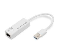 USB 3.0 a adaptador Gigabit Ethernet Conector USB A 10/100/1000 Mbps USB 3.0 XP Vista 7 8 Mac OS X Linux DN-3023