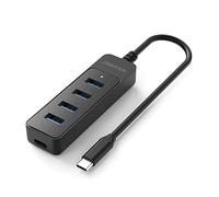 USB 3.0 Docking Station 4 Portverbindungsadapter 5Gbit / S für schnelle Filübertragung USB Adapter für Mobile Workstations USB C Hub