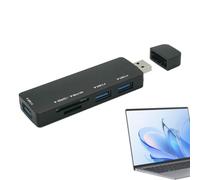 USB 3.0 Hub Splitter 5-in-1 Heavy Duty Portable USB Port Expander