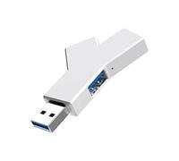 USB 3.0 Hub USB 2.0 Mini en Forma de Y 3-IN-1 USB-C Hub Multi USB Splitter Hub Adaptador de Corriente USB Extender para PC Ordenador Portátil (USB Blanco)