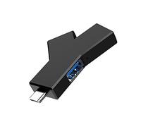 USB 3.0 Hub USB 2.0 Mini en Forma de Y 3-IN-1 USB-C Hub Multi USB Splitter Hub Adaptador de Corriente USB Extender para PC Ordenador Portátil (Tipo C Negro)