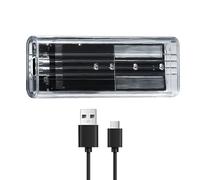USB 3.0 NVME / Carcasa transparente para disco duro opcional, tamaño pequeño para una fácil inspección de hardware y refrigeración eficiente