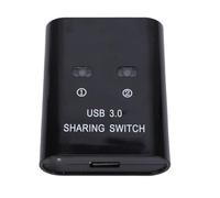 USB 3.0 Switcher 2 in 1 Out Sharing Switch Box 2 Computers Share 1 Printer Plug and Play High Speed Transfer Effortless Key Switching Compact ABS Material for Office Home