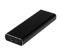StarTech.com Caja USB 3.0 (5Gbps) a SSD M.2 de Aluminio con UASP - Negro - SATA NGFF M.2 con B Key y B+M Key - Caja Portátil Externa M.2 - No es Compatible con NVMe / AHCI