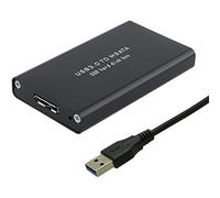 USB 3.0 to mSATA SSD Enclosure USB3.0 to Mini-SATA Hard Disk Adapter M2 SSD External HDD Mobile Box