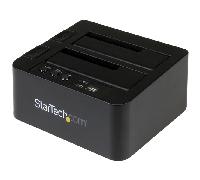 StarTech.com - Base de Conexión Autónoma USB 3.1 (10Gbps) para SSD/DD SATA de 2,5" y 3,5" - Dock con Función de Copiado Rápido