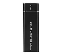 USB 3 1 a M 2 NGFF SSD Carcasa B Key Type C Adaptador Case 6Gbps Velocidad de transmisión Plug and Play Carcasa de aleación de aluminio compatible con Win 98 SE ME 2000 XP Vista 7 8 10