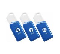 USB 3.1 HP 32GB X755W Pack DE 3 Azul