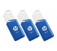 USB 3.1 HP 32GB X755W PACK DE 3 AZUL P-HPFD755W32X3-GE