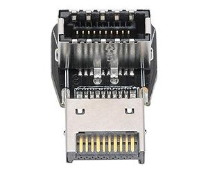 USB 3.2 Gen 1 a USB 3.2 Gen Adaptador de Encabezado, .0 a 1 Adaptador de Encabezado Delantero Contador de del PC USB3. Converter de Codo de Dirección de 90 Grados de 90 Grados