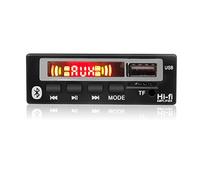 USB 3.5mm AUX Bluetooth Radio FM V5.0 Receptor inalámbrico Reproductor de MP3 5V 12V Mp3 Decodificador Módulo de Tarjeta 1 DIN Music Speaker Car Kit