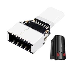 USB 3 Tipo E En Extensión Tipo C - Conector De Transferencia De Datos Rápido, Adaptador Hembra Masculino Duradero | Adaptador Interno USB A Y Soporte De Velocidad De 20 Gbps Para Una Conectividad Mig